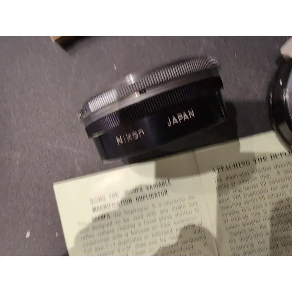 Nikon Bellows Focusing Attachment Model II w/ Box, BR-2 E-2 & BR-3 Macro...